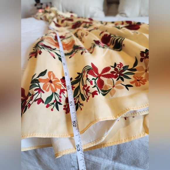 !!! Sale !! No Offer!! Farm Rio x Anthropologie Long-Sleeve Cutout Maxi Dress - Picture 14 of 17